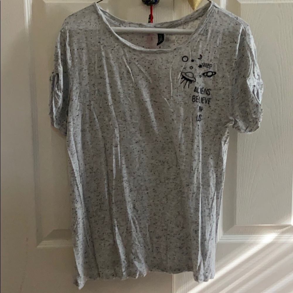 Trendy Embroidered T Shirt